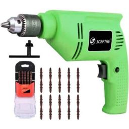 Sceptre SP-2310 300W Green Corded Drill Machine Blue with PH2-65 65mm S2 Bit Set-picture-9