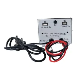 Solar Universe India 2.5A Battery Charger with Dual USB for Lithium Ion Batteries (Pack of 3)-16