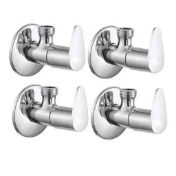 Fastgear Fusion Stainless Steel Silver Chrome Finish Angle Valve, FG975 (Pack of 4)-picture-33