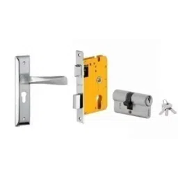 Dorset HL Series Noha 70mm Stainless Steel Silver Chrome Finish Door Handle Lock Set with Both Side Key Cylinder-picture-14