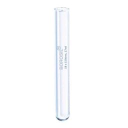 Borosil 8ml Borosilicate Glass Culture Test Tube without Rim, 9820U17-25