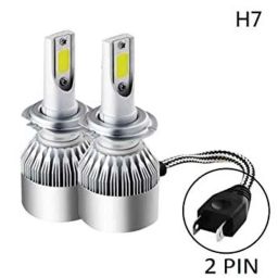 AOW C6 H-7 All in One 36W/3800LM LED Car High/Low Beam Bulb Lamp 6500K Headlight Conversion Kit for Pulsar 220 - Pack of 2-24