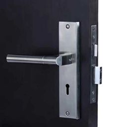 Saze 70mm ‎Stainless Steel ‎Matt Finish Mortise Door Lock Set for Main Door, MG303-image-70