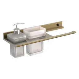 Ruhe Ember Aluminium Olive Green Finish Towel Ring with Tumbler Holder &a; Soap Dispenser, 12-1414-04-picture-33