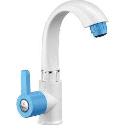 Sparsh Pearl SP-1117 Superb Plus Plastic Blue &a; White Mini Swan Neck Tap Bathroom &a; Kitchen-picture-24