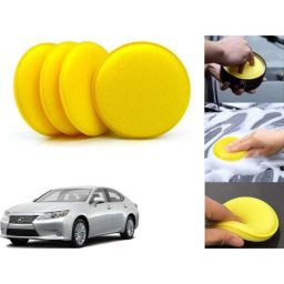 Auto Pearl Polyurethane Beige Washing &a; Waxing Polish Foam Sponge for Lexus (Pack of 4)-18