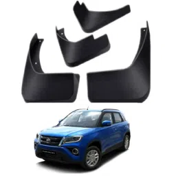 SureStrive 4 Pcs PVC Cup Type Front &a; Rear Mud Flap Set for Toyota Urban Cruiser All Model-102