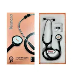 Diamond ST 038 Black Dual Pediatric Stainless Steel Acoustic Stethoscope-picture-0