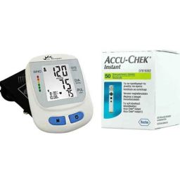 Dr. Morepen BP-09 Blood Pressure Monitor &a; Accu-Chek Instant 50 Test Strips-3