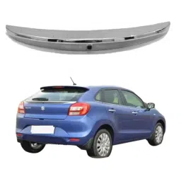 SureStrive ABS Rear Dicky Chrome Spoiler with Camera Hole for Maruti Suzuki Nexa Baleno 2015-2021 All Model-31
