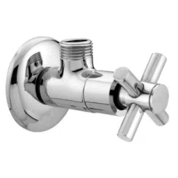 Drizzle Corsa Brass Chrome Finish Silver Angle Valve, AANGLECORSA-picture-4