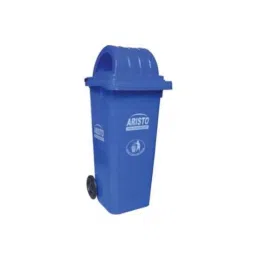 Aristo 120L Plastic Blue Wheel Plastic Waste Bin with Dome Lid-picture-49