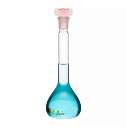 Supertek 30ml Borosilicate Glass 3.3 Class-A Transparent Volumetric Flask with NABL Certificate, 72.418.0030-picture-10
