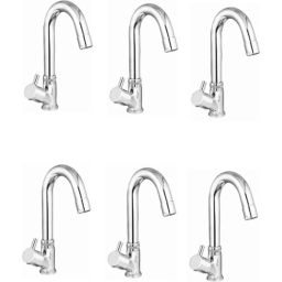 IRIS Dove Brass Chrome Finish Swan Neck Pillar Cock (Pack of 6)-10
