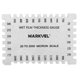 Markvel 25-2000 micron Wet Film Rectangular Type Thickness Gauge, WFTG-R (Pack of 3)-picture-22