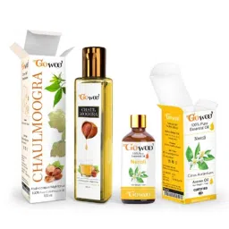GoWoo 2 Pcs 10ml Natural Neroli Aroma Oil &a; 100ml Chaulmoogra Carrier Oil Set, GWOC1008-P37+P172-picture-20