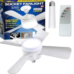 Rashmi Traders 41W 5000k Cool White Fan Shape High Bright LED Bulb, 17845-image-2