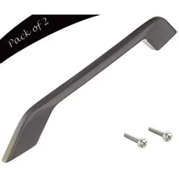 Aquieen 160mm Malleable Satin Black Wardrobe Cabinet Pull Handle, KL-704-160 (Pack of 2)-picture-47