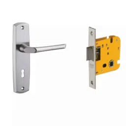 Dorset Oblo HL OBL SC 175mm Zinc SC Finish Lock Set with Mortise Latch-picture-24