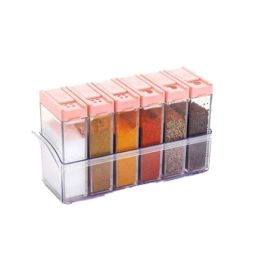 DeoDap 6Pcs Plastic Spice Jars Set, 0122-image-19