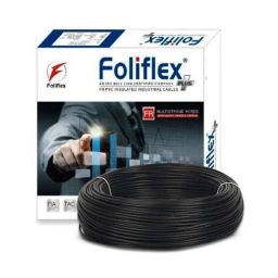 Foliflex Plus 1.5 Sqmm Black Single Core FR Multistrand PVC Flexible Wire, Length: 90 m-image-85
