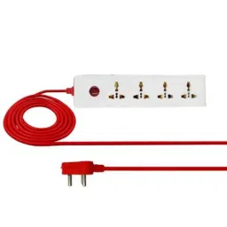 Hillgrove 5m 4 Socket Power Extension Board, HG0078-3