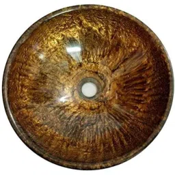 Riya 16 inch Acrylic Brown Wash Basin-picture-5