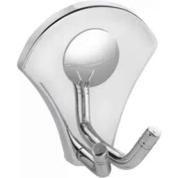 Implemental Stainless Steel Wall Mount Chrome Finish Robe Hook for Bathroom (Pack of 2)-image-21