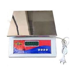 Equinox 9x12 inch 30kg Stainless Steel LED Display Table Top Weighing Scale with 2g Accuracy, 20TTSE-5