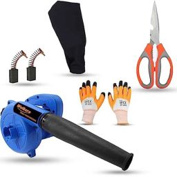 Walkers 800W Plastic Blue Electric Air Blower with Carbon Brushes, Gloves &a; Scissior, WKCB268-image-67