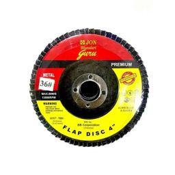Jon Bhandari 4 inch 36 Grit Aluminium Oxide Abrasive Flap Discs, FD36 (Pack of 10)-image-88