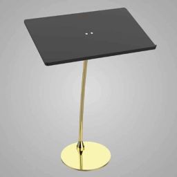Classic Concepts 20x16 inch Black Gold Acrylic Podium Stand for Conference &a; Seminar, CCP057-image-60