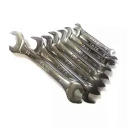 Tata Agrico SMD515 6x7-20x22mm Chromium Steel Chrome Platted Matt finish Open Ended Spanner Set-picture-36