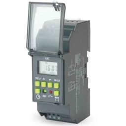 GIC Crono 6VA 1 C/O Black Digital Time Switch, 67DDT0-20