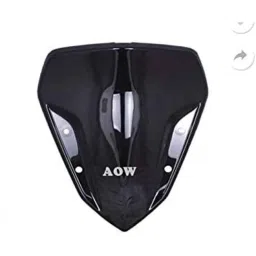 Meenu Arts Small Windscreen (Black) for Yamaha MT 15-4