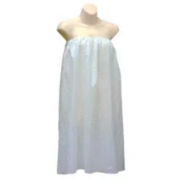 Kudize Non-Woven Disposable White Facial Gown for Hospital, Salon, Spa &a; Massage Parlor (Pack of 10)-picture-33