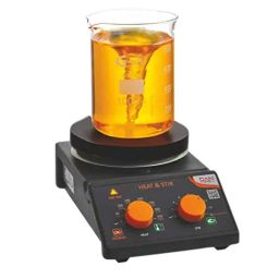 Glassco by Dan Logitech Analog Ceramic Top Coated Magnetic Stirrer with Hotplate, 710.DNAG.01-30