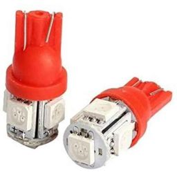 AOW 5 SMD (RED) LED Parking Bulb Pilot Light/License Plate car Lights for Volkswagen Grande Punto (PAIR/DC-12V)-17