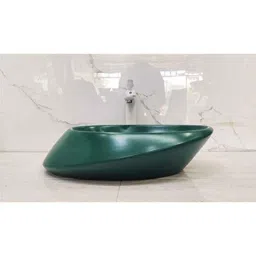 Bassino Art 52x38x13cm Ceramic Green Wash Basin, EU_291-picture-37