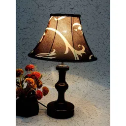 Tucasa Fabulous Wooden Table Lamp with Poly Silk Shade 4, LG-1042-image-89