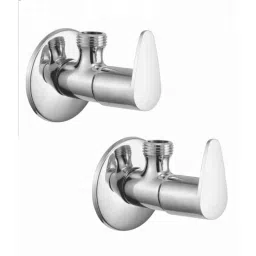 Kamal ANG-1516-S2 Vignette Quarter turn Angle Cock with wall Flange (Pack of 2)-image-57
