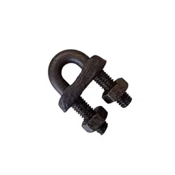B K Jagan &a; Co 10mm Galvanized Iron Wire Rope U-Bolts Clamp (Pack of 10)-image-27