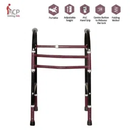 MCP MS Coating Foldable Walker image 2