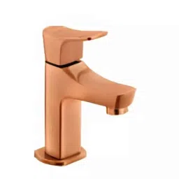 Cera Perla Metal Single Lever Table Mount Pillar Cock with Aerator, F1012101AC-45