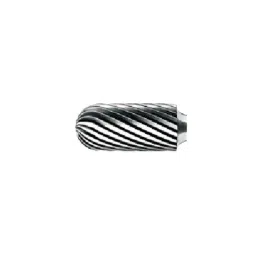 Miranda 12x25x75mm Cylindrical Radius End Shape Tin Coated Tungsten Carbide Rotary Burr, BM6, Shank Diameter: 6SHK-image-66