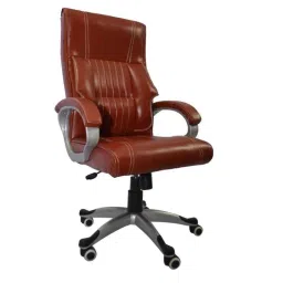 Caddy PU Leatherette Adjustable Study Chair with Back Support, DM137 (Pack of 2)-picture-23