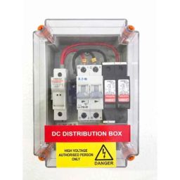 Daystar 1 in 1 Out 600V Solar DC Distribution Box with 16A/2P DC MCB, DC SPD &a; 15A DC Fuse (Pack of 3)-35