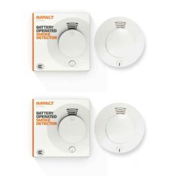 Impact by Honeywell Battery Operated High Performance Standalone Smoke Detector with Instant Audio Alert, JTYJ-GD-2330-B (Pack of 2)-38
