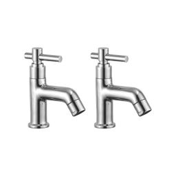 Snowbell Tarim Brass Chrome Plated Pillar Faucet (Pack of 2)-image-12