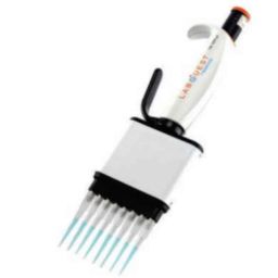 Borosil 0.5-10µl C3 8 Channel Variable Volume Micropipette, LHC37113001-33
